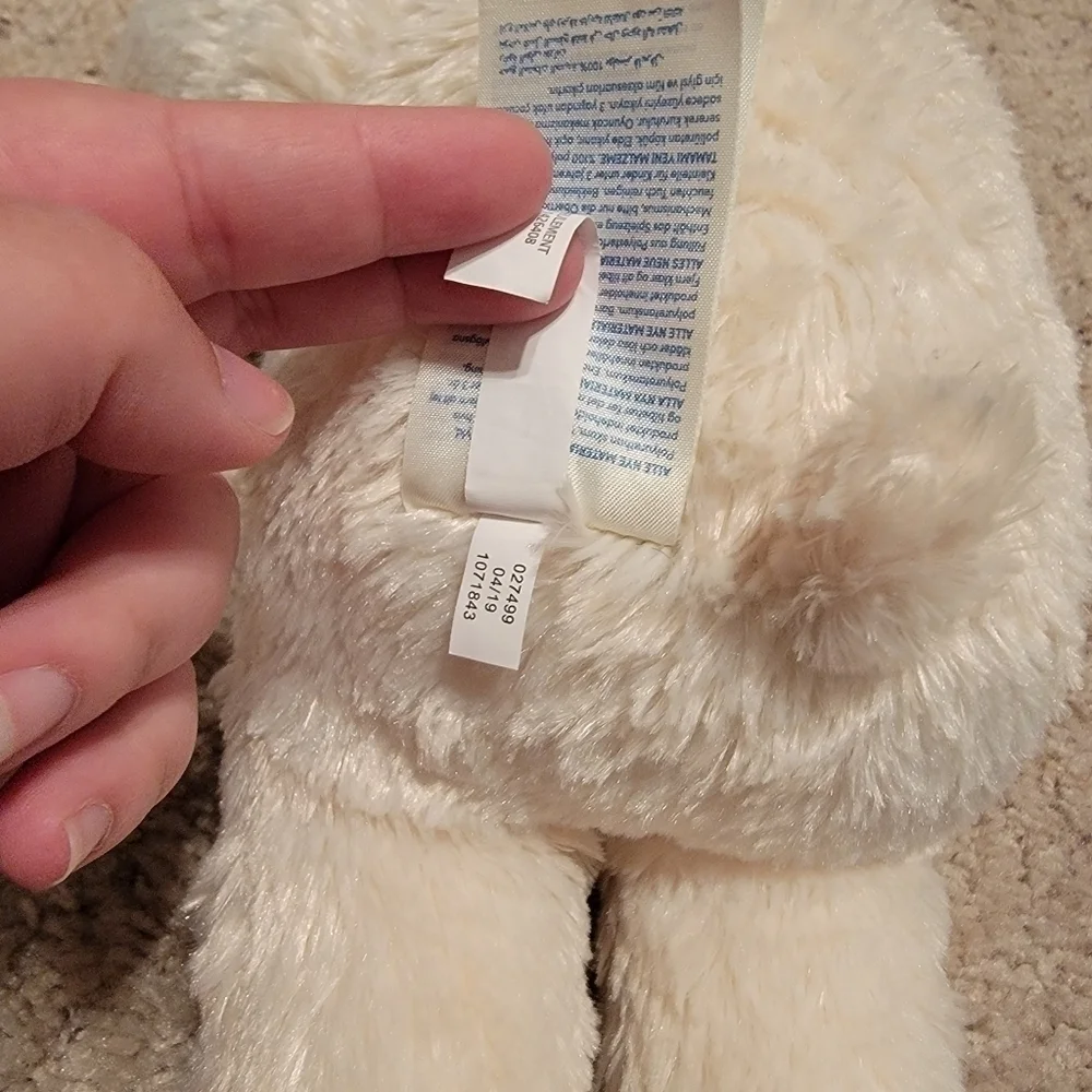 BAB Build-A-Bear Workshop National Teddy Bear Day 2019 Crème White